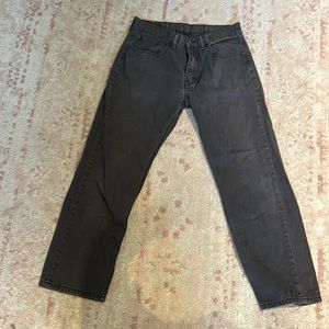 Levi’s black baggy jeans